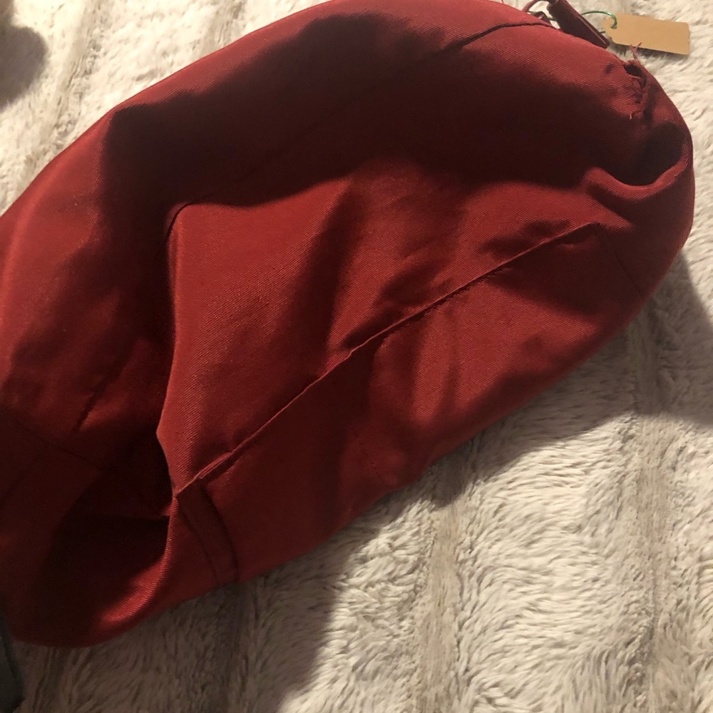Talbots Red Pebbled Leather HOBO Bag - Picture 10 of 13